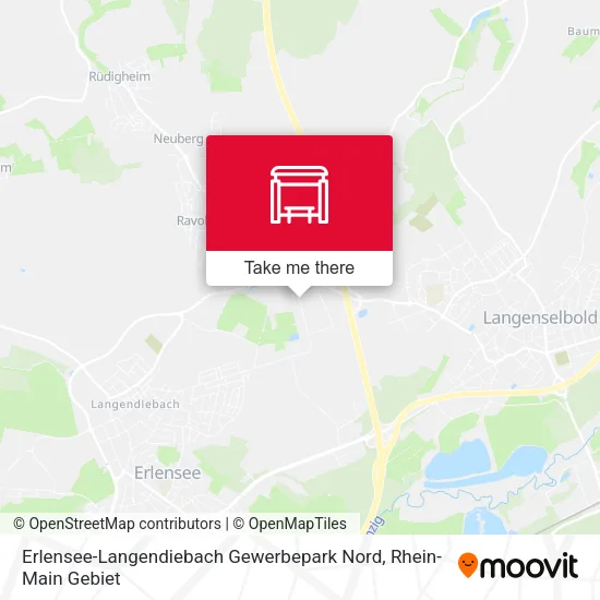 Карта Erlensee-Langendiebach Gewerbepark Nord