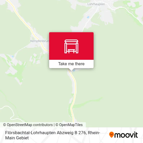 Карта Flörsbachtal-Lohrhaupten Abzweig B 276