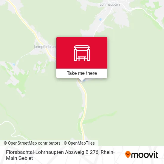 Карта Flörsbachtal-Lohrhaupten Abzweig B 276