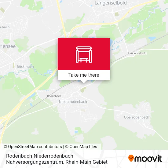 Карта Rodenbach-Niederrodenbach Nahversorgungszentrum
