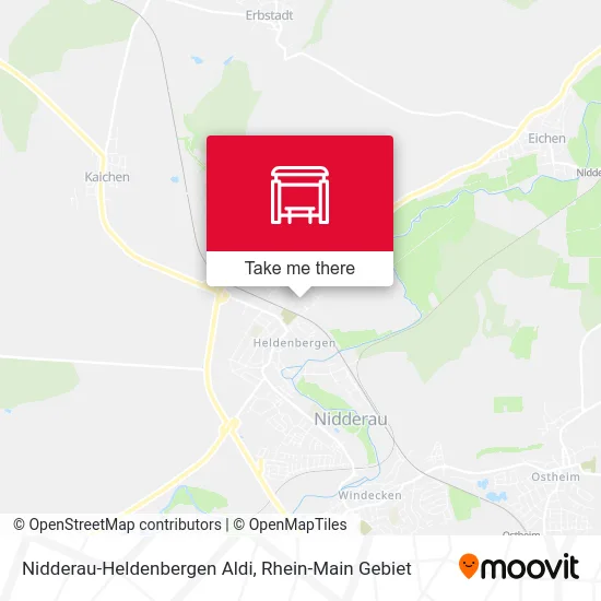 Карта Nidderau-Heldenbergen Aldi