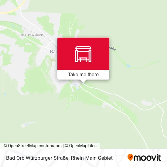 Карта Bad Orb Würzburger Straße