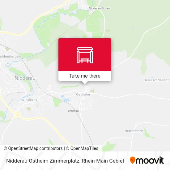 Карта Nidderau-Ostheim Zimmerplatz