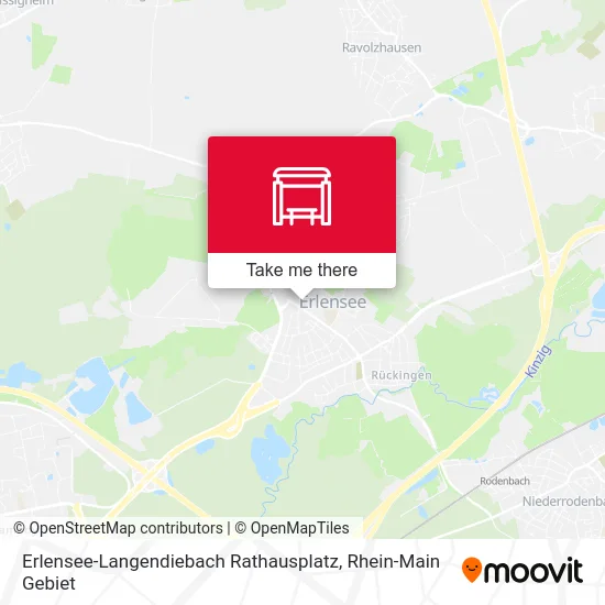 Карта Erlensee-Langendiebach Rathausplatz