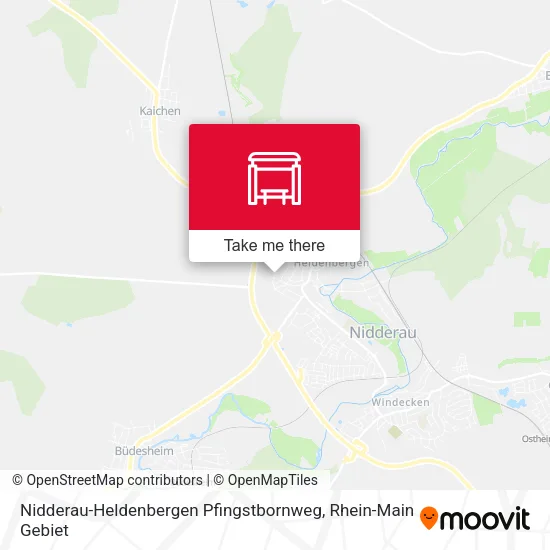 Карта Nidderau-Heldenbergen Pfingstbornweg