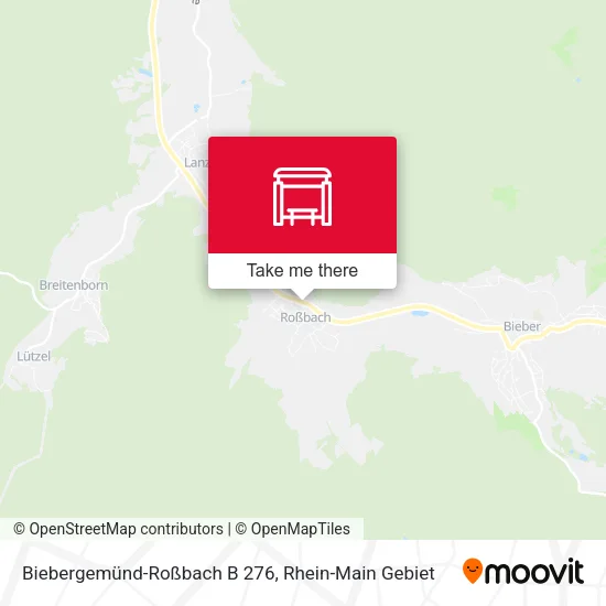 Карта Biebergemünd-Roßbach B 276