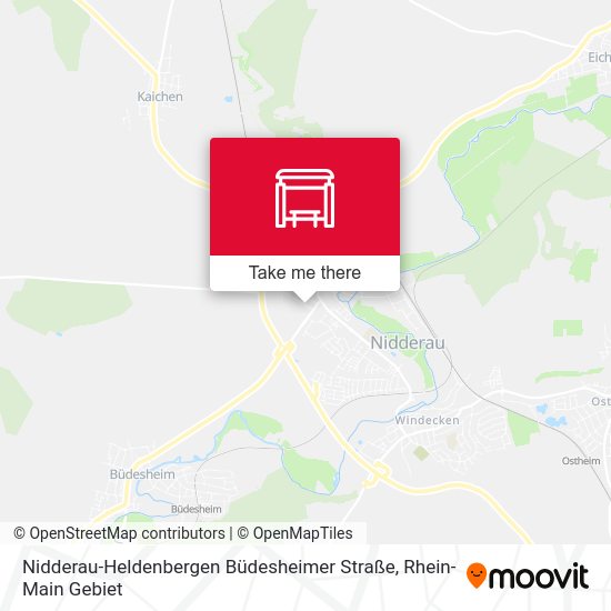 Nidderau-Heldenbergen Büdesheimer Straße map