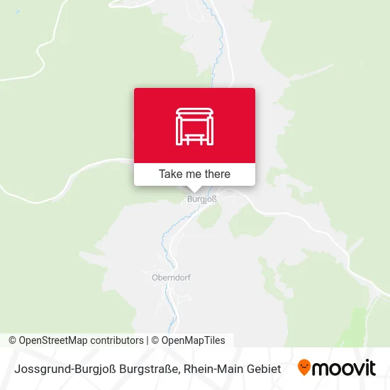 Карта Jossgrund-Burgjoß Burgstraße