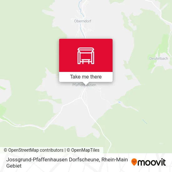 Карта Jossgrund-Pfaffenhausen Dorfscheune
