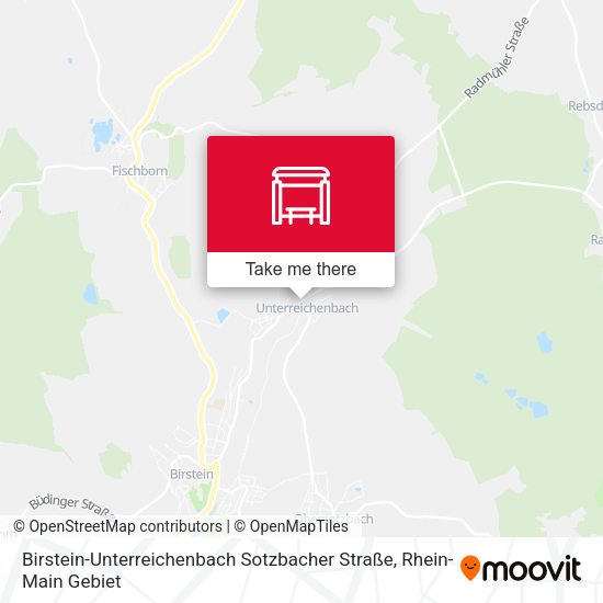 Birstein-Unterreichenbach Sotzbacher Straße map
