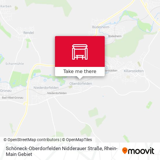 Schöneck-Oberdorfelden Nidderauer Straße map