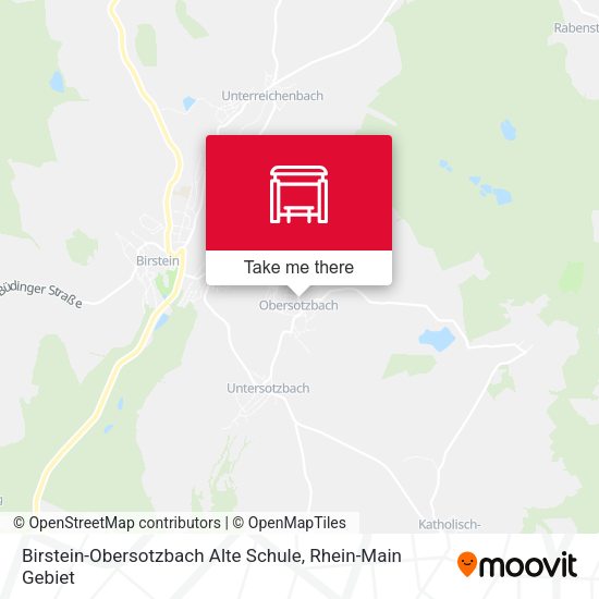 Birstein-Obersotzbach Alte Schule map