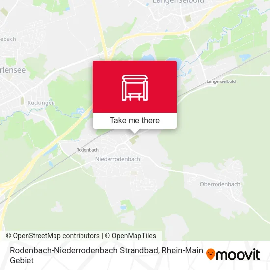 Rodenbach-Niederrodenbach Strandbad map