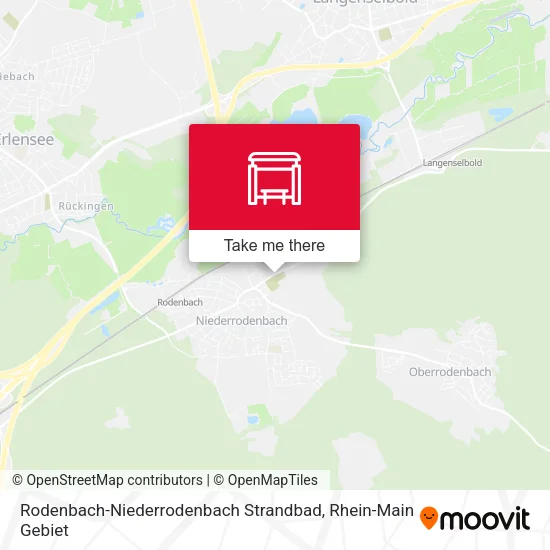 Карта Rodenbach-Niederrodenbach Strandbad