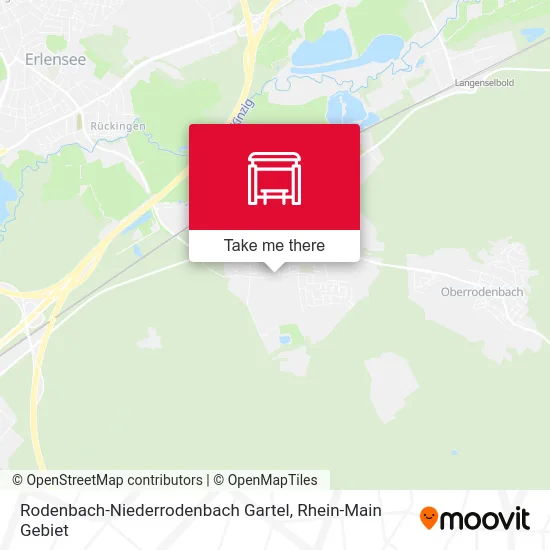 Карта Rodenbach-Niederrodenbach Gartel