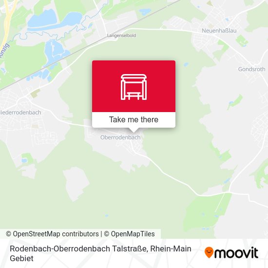 Карта Rodenbach-Oberrodenbach Talstraße
