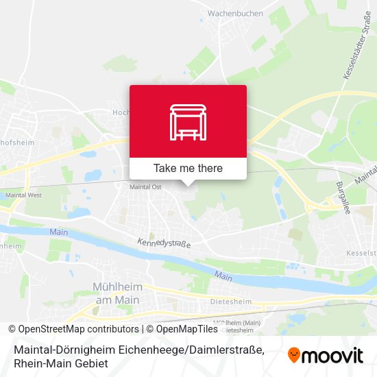 Maintal-Dörnigheim Eichenheege / Daimlerstraße map