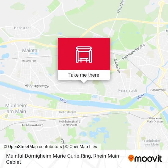 Карта Maintal-Dörnigheim Marie-Curie-Ring