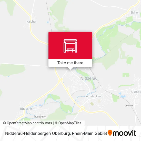 Карта Nidderau-Heldenbergen Oberburg