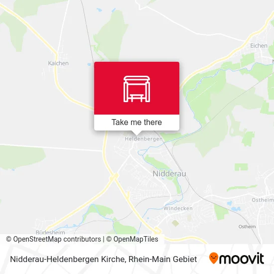 Карта Nidderau-Heldenbergen Kirche