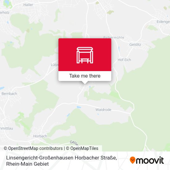 Linsengericht-Großenhausen Horbacher Straße map