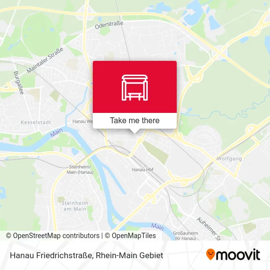 Карта Hanau Friedrichstraße