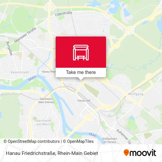 Карта Hanau Friedrichstraße