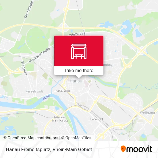 Карта Hanau Freiheitsplatz