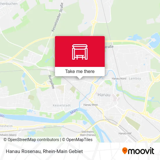 Карта Hanau Rosenau