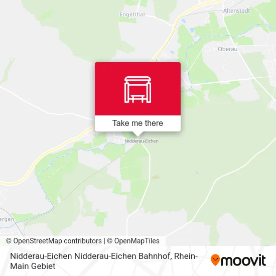 Карта Nidderau-Eichen Nidderau-Eichen Bahnhof