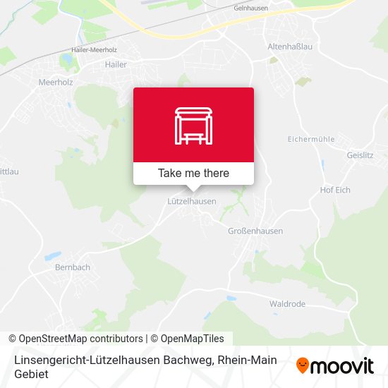 Linsengericht-Lützelhausen Bachweg map