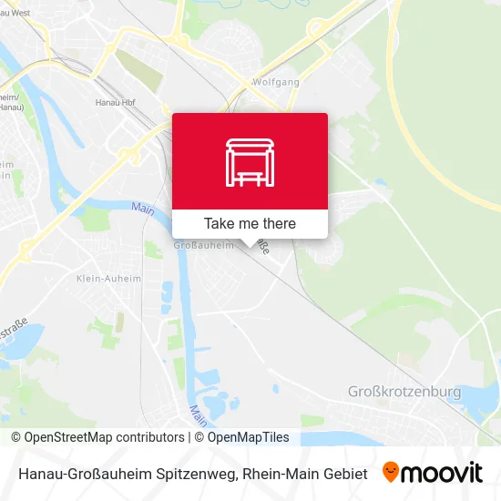 Карта Hanau-Großauheim Spitzenweg