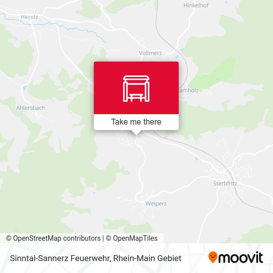 Sinntal-Sannerz Feuerwehr map