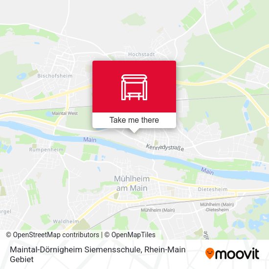 Maintal-Dörnigheim Siemensschule map