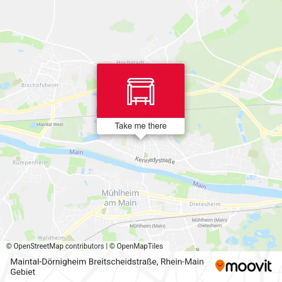 Карта Maintal-Dörnigheim Breitscheidstraße