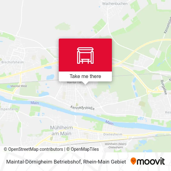 Карта Maintal-Dörnigheim Betriebshof