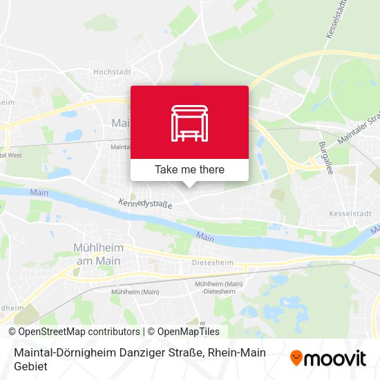 Maintal-Dörnigheim Danziger Straße map