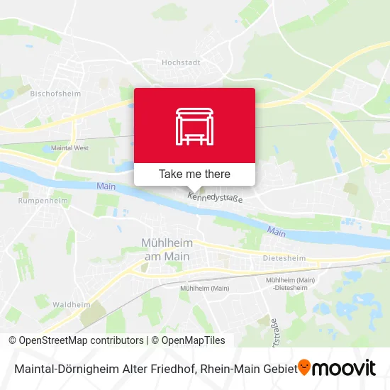 Карта Maintal-Dörnigheim Alter Friedhof