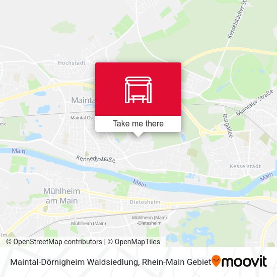 Maintal-Dörnigheim Waldsiedlung map