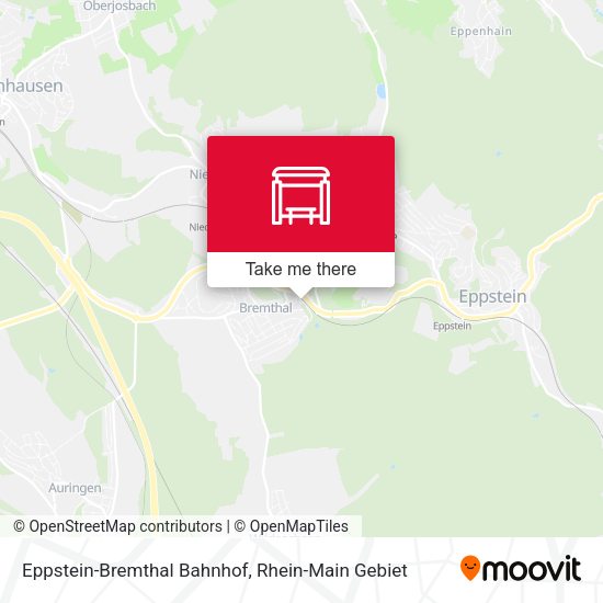 Eppstein-Bremthal Bahnhof map