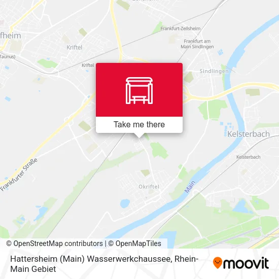 Карта Hattersheim (Main) Wasserwerkchaussee
