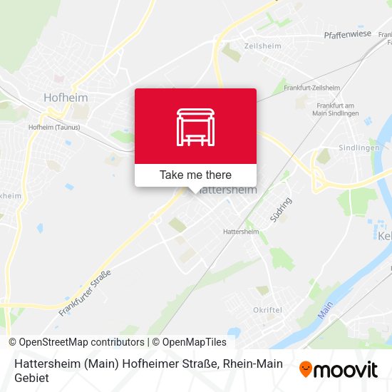 Hattersheim (Main) Hofheimer Straße map