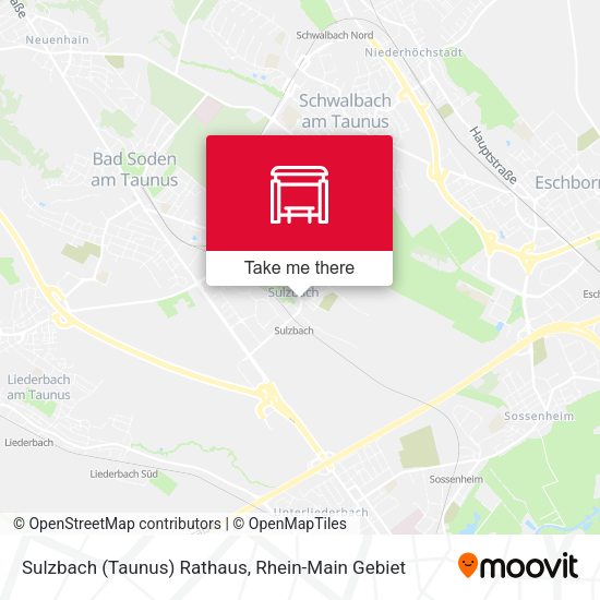 Sulzbach (Taunus) Rathaus map