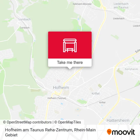 Карта Hofheim am Taunus Reha-Zentrum