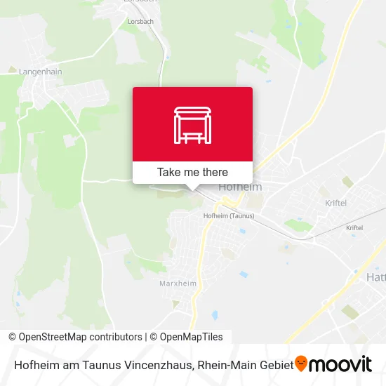 Карта Hofheim am Taunus Vincenzhaus