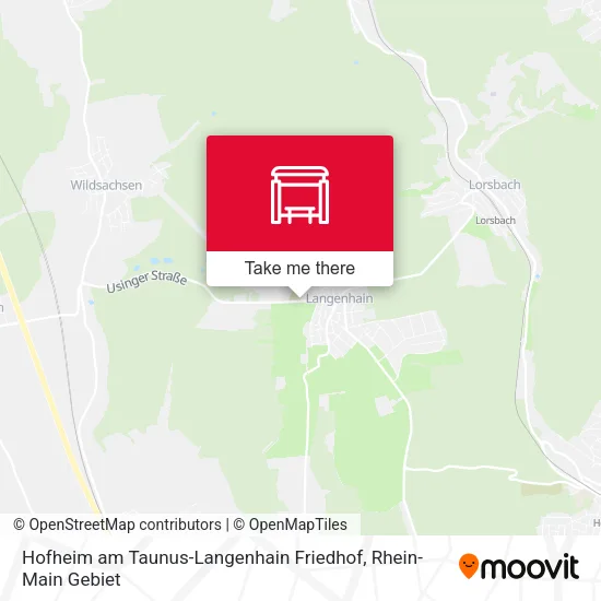 Карта Hofheim am Taunus-Langenhain Friedhof