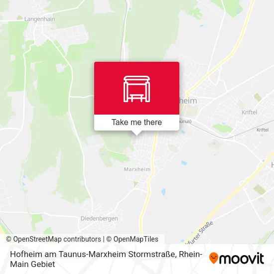 Карта Hofheim am Taunus-Marxheim Stormstraße