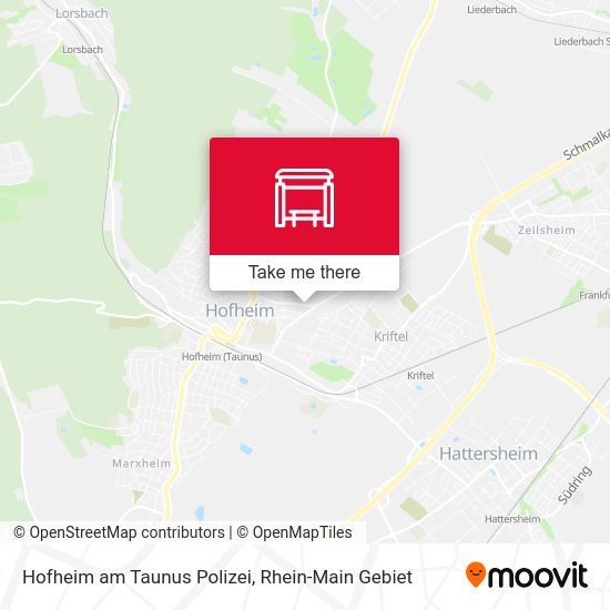 Hofheim am Taunus Polizei map