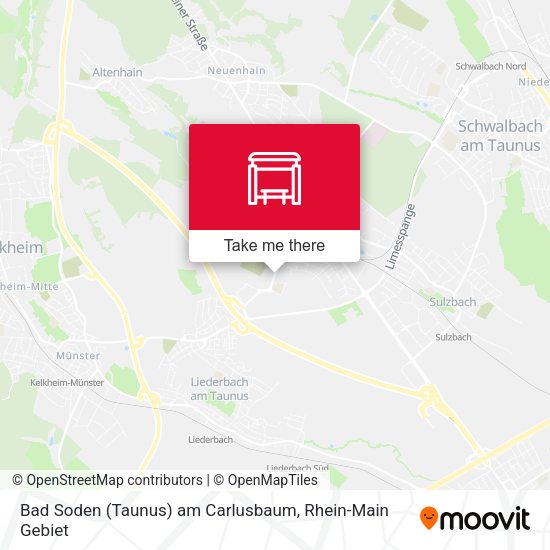 Карта Bad Soden (Taunus) am Carlusbaum