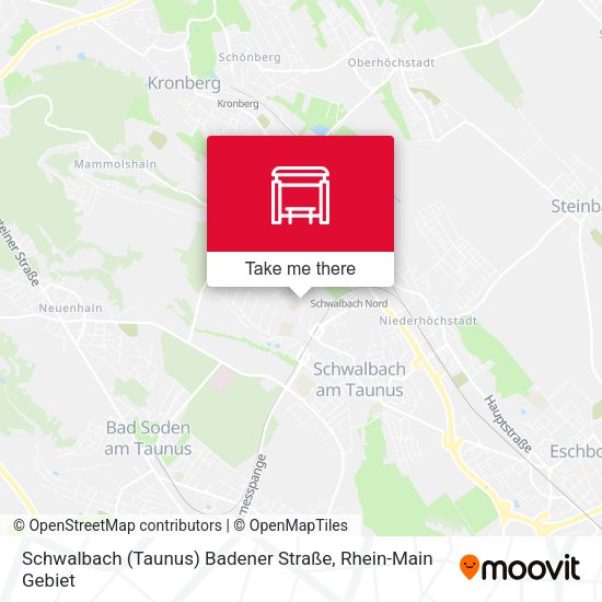 Schwalbach (Taunus) Badener Straße map